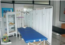 Vista de la sala de medicina deportiva